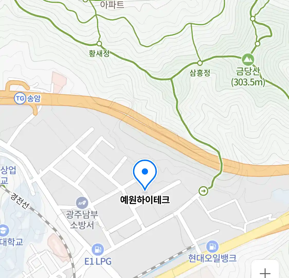 예원하이테크 위치