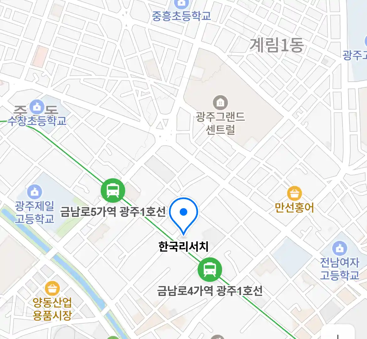 한국리서치 위치