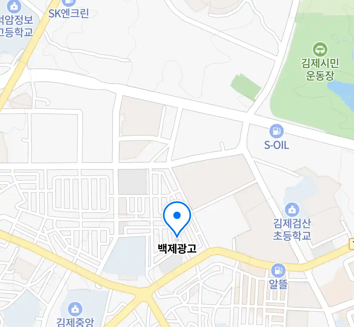 백제광고 위치