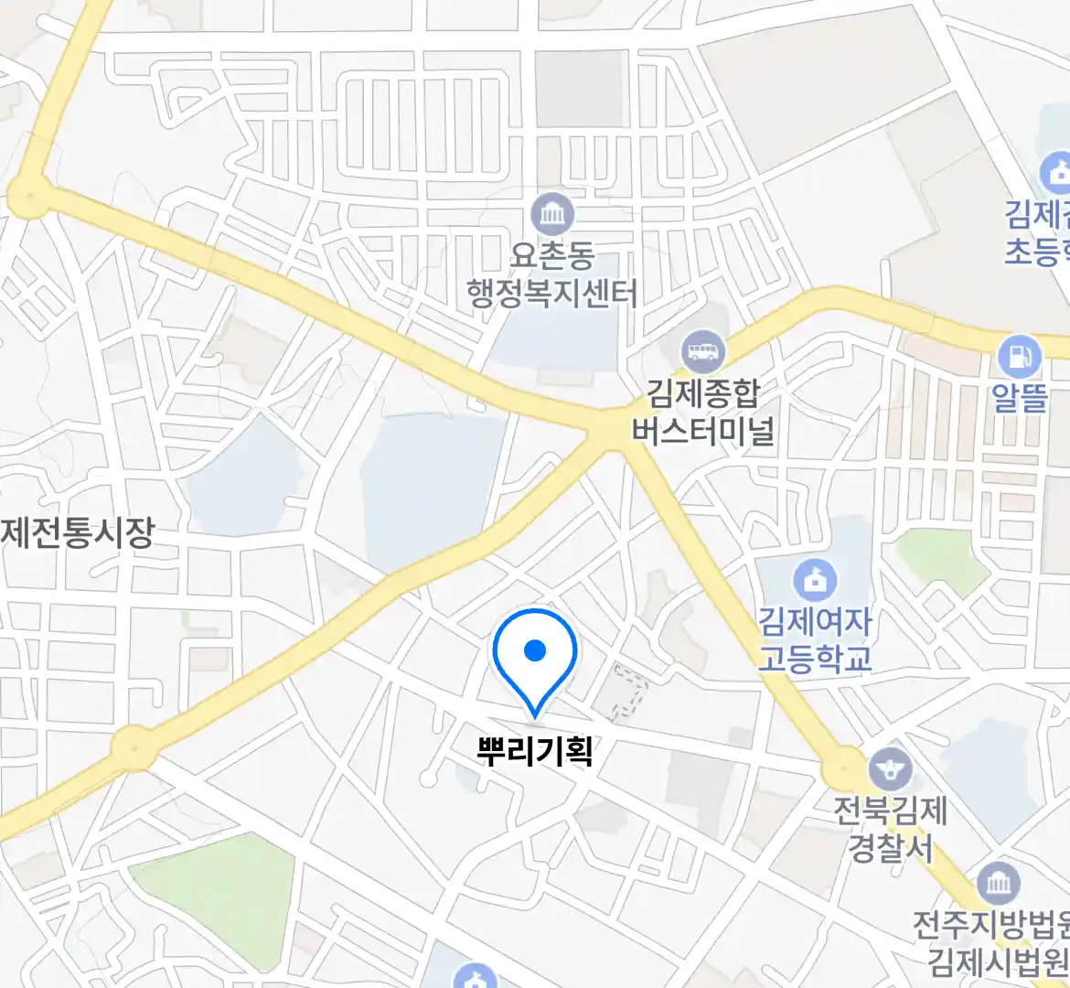 뿌리기획 위치
