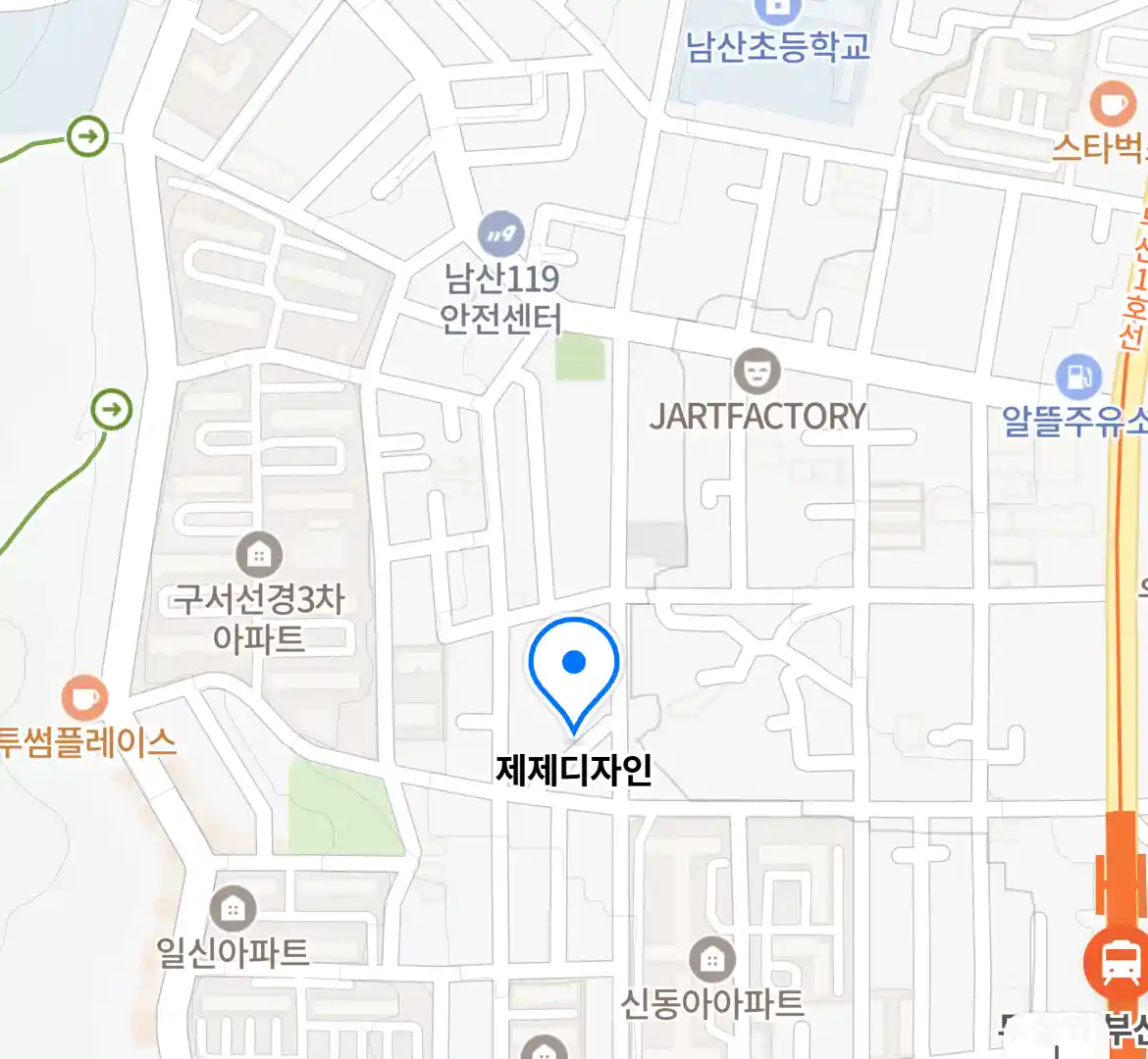 제제디자인 위치