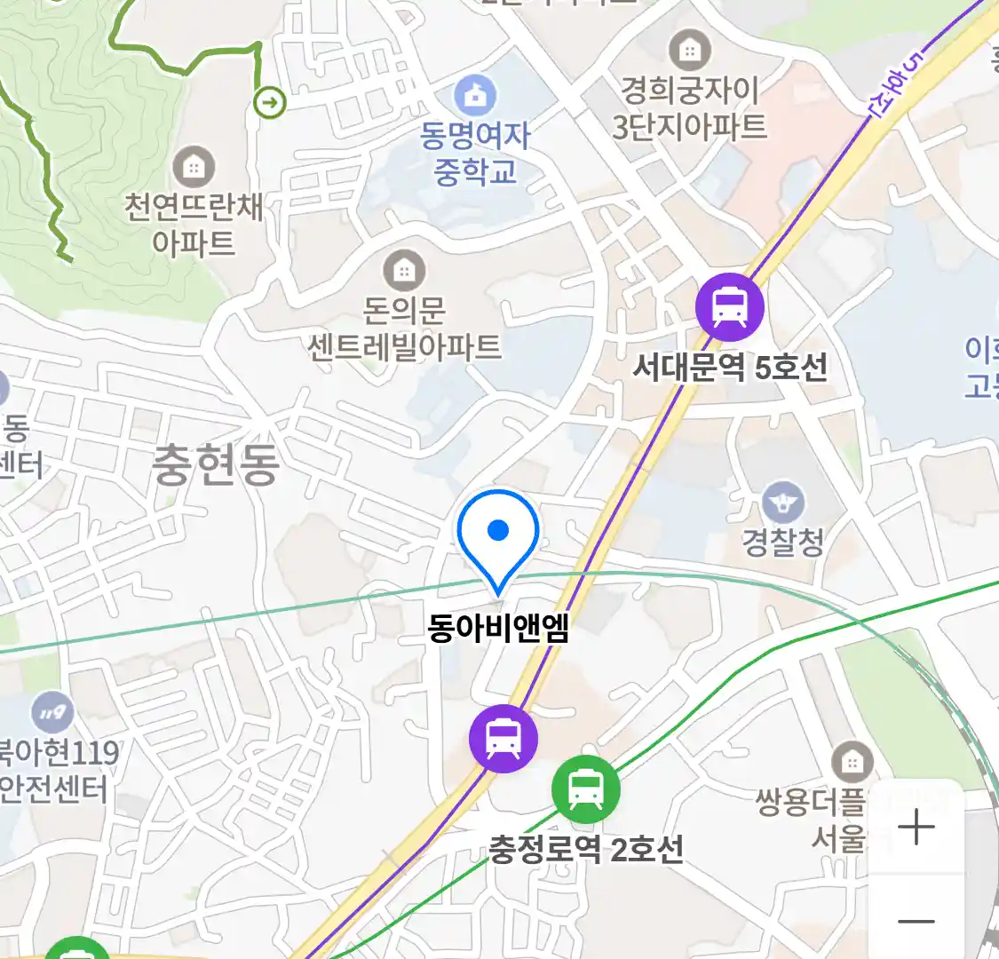 동아비앤엠 위치