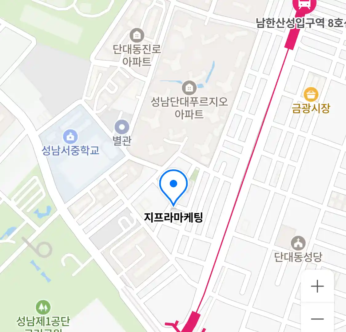 지프라마케팅 위치