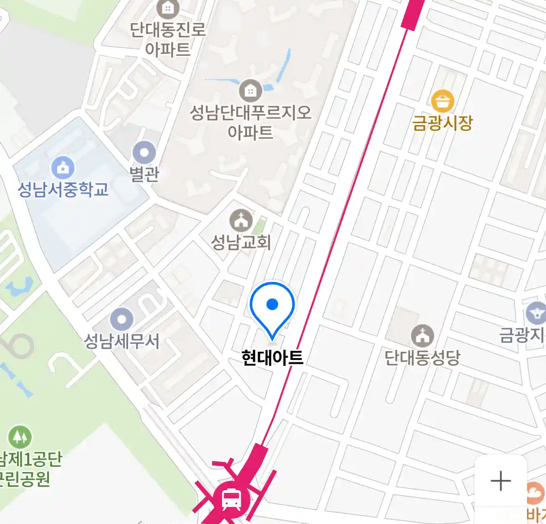 현대아트 위치
