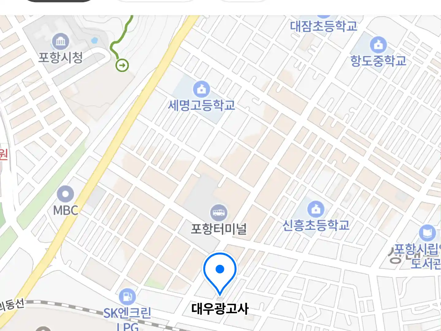 대우광고사 위치