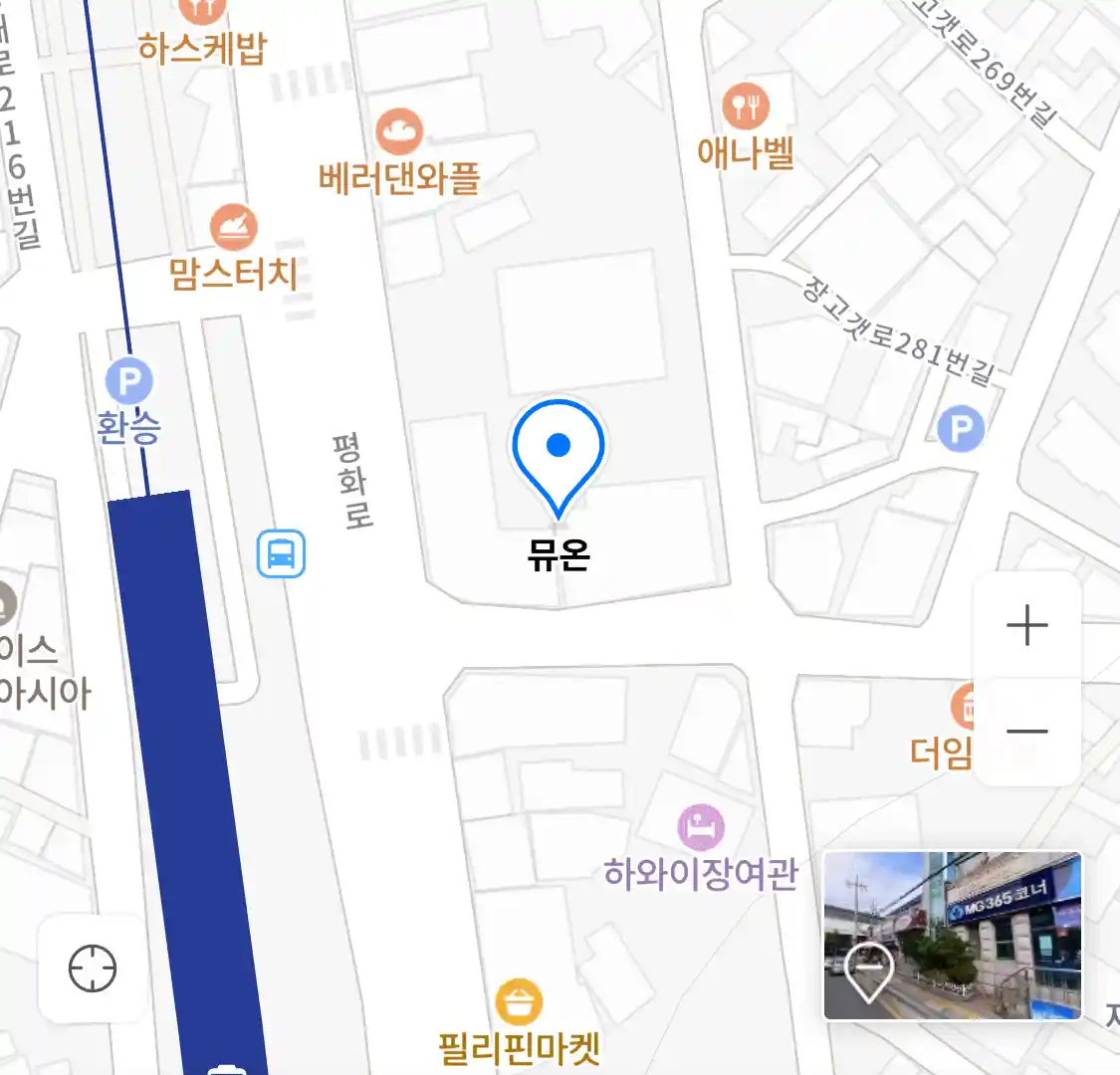 뮤온 위치