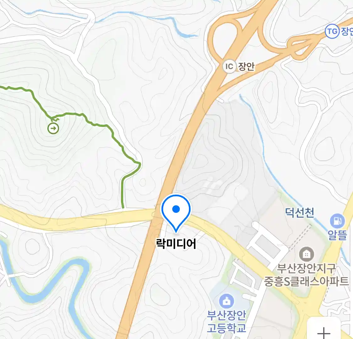 락미디어 위치