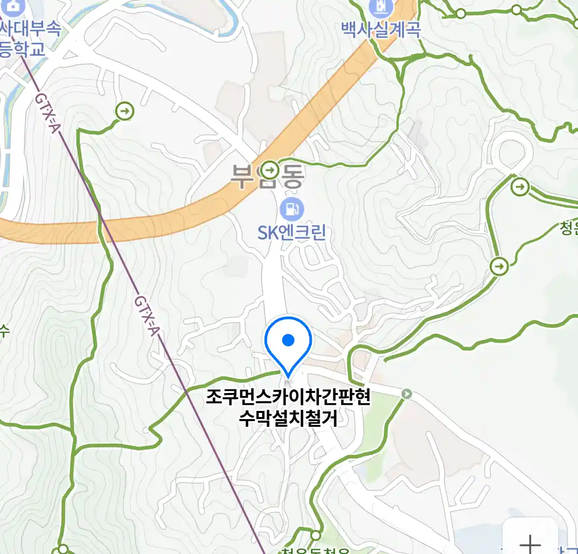 조쿠먼스카이차간판현수막설치철거 위치