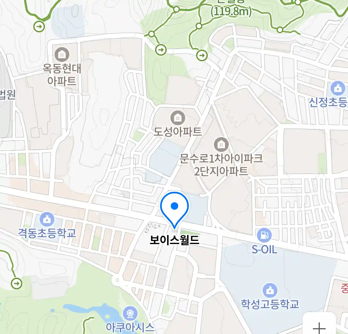 보이스월드 위치