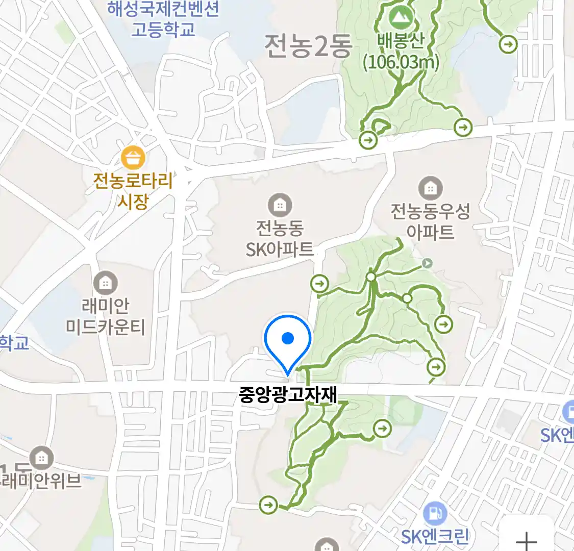 중앙광고자재 위치