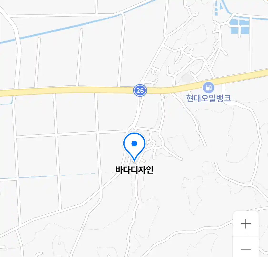 바다디자인 위치